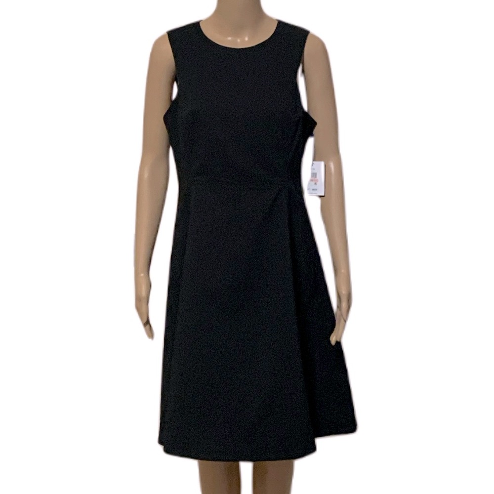 Black Calvin Klein Fit and Flare Dress Womens Size 10